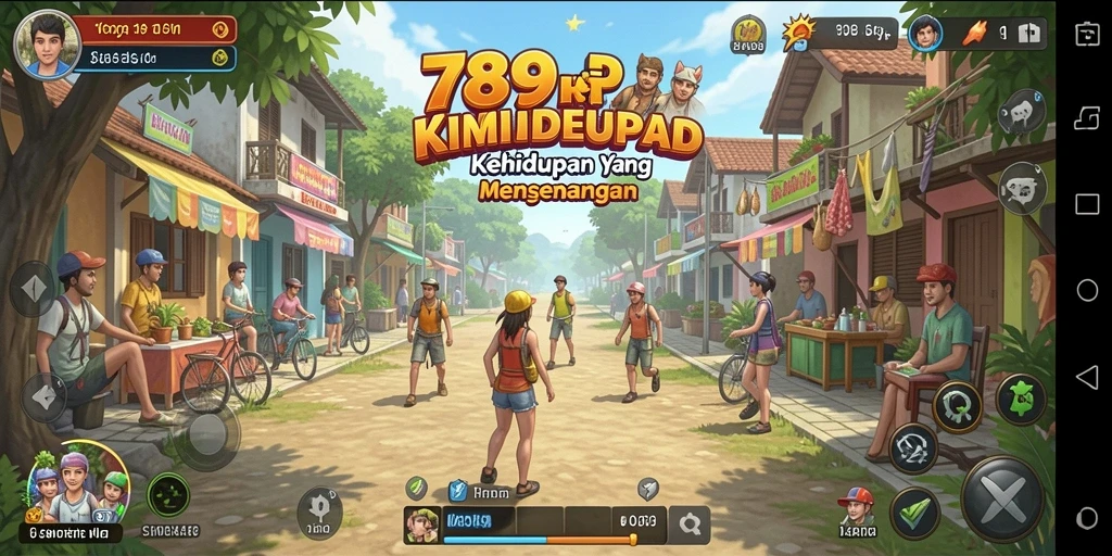 Screenshot gameplay 789RP menunjukkan interaksi karakter dan lingkungan yang menarik.