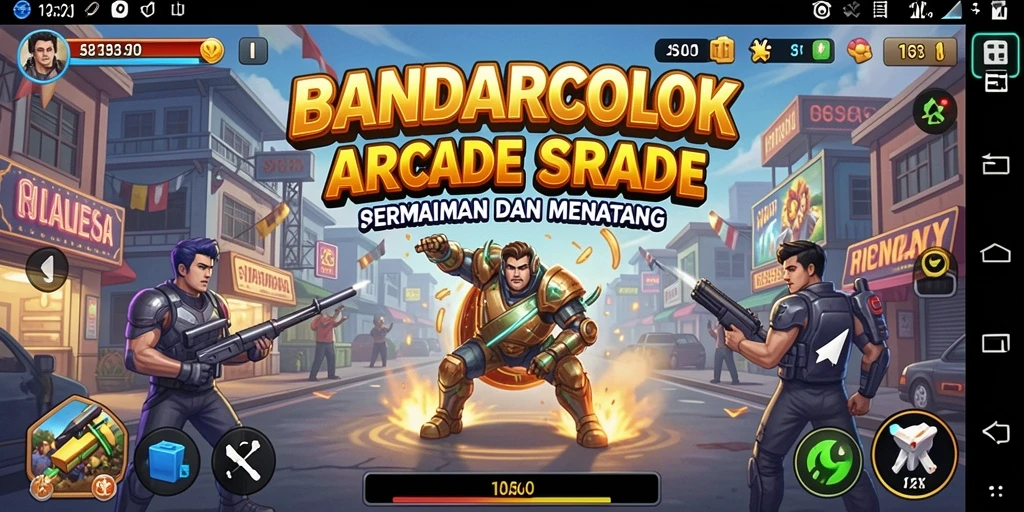 Tangkapan layar dari gameplay <strong>BANDARCOLOK</strong> yang menampilkan aksi seru dan menantang.