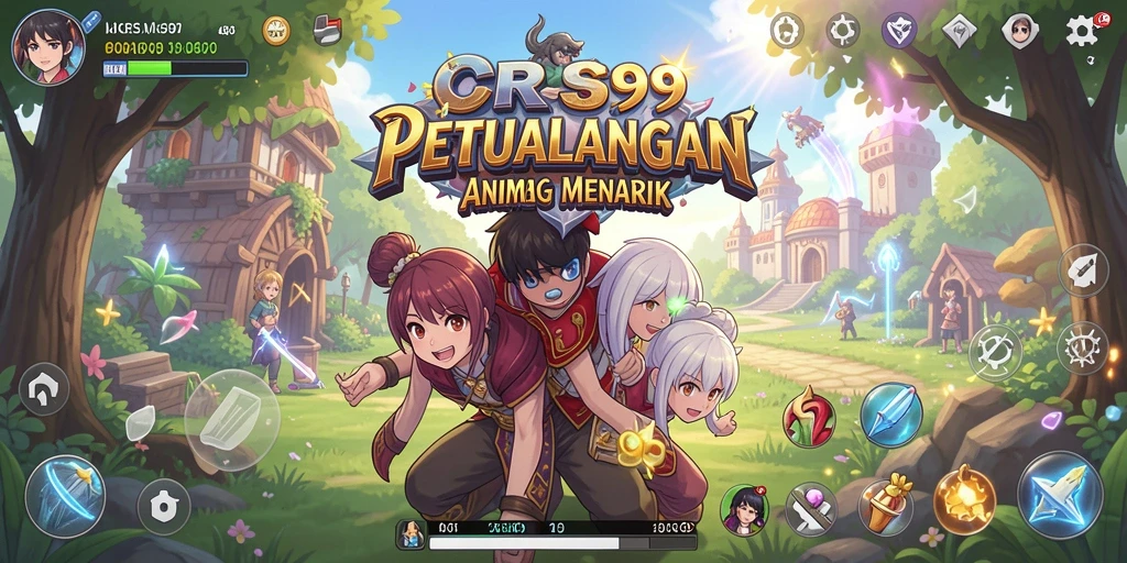 Screenshot gameplay menunjukkan aksi menarik dalam dunia Anime.
