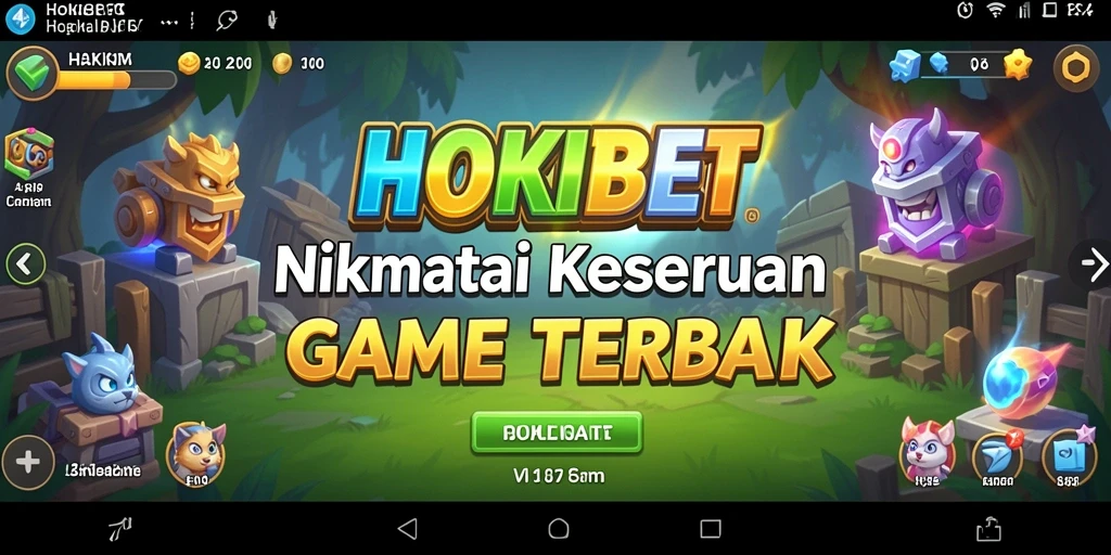 Tampilan gameplay HOKIBET yang menawan dan interaktif.