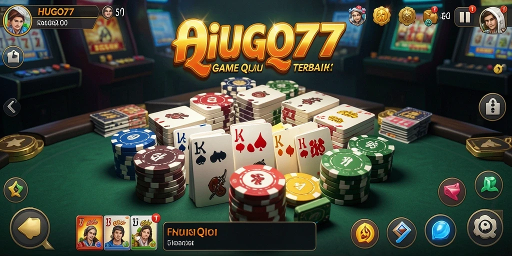 Screenshot gameplay QiuQiu yang seru dan interaktif.