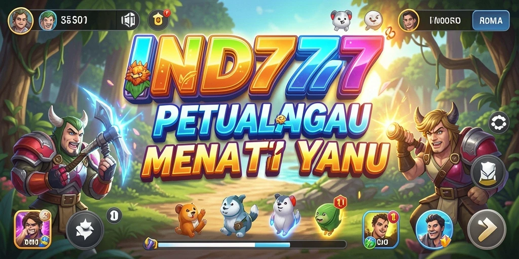 Tampilan gameplay petualangan yang penuh aksi dan eksplorasi.