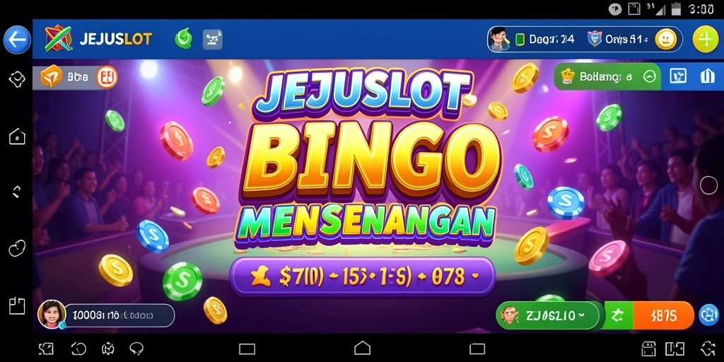 Screenshot JEJUSLOT yang menunjukkan momen seru saat bermain Bingo.