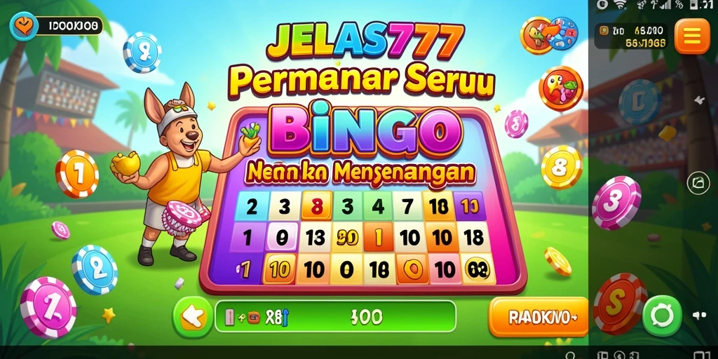 Tampilan gameplay Bingo JELAS777 yang menarik dan interaktif.