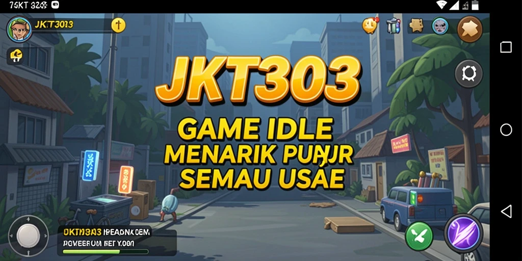 Tangkapan layar JKT303 menunjukkan gameplay Idle yang mengasyikkan.