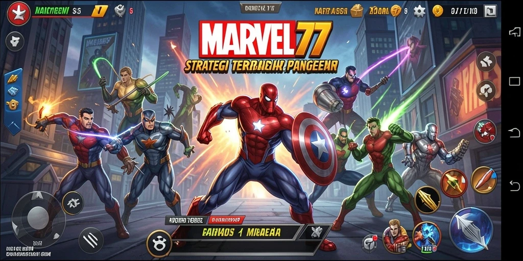 Tampilan seru dari gameplay MARVEL77 yang penuh strategi.