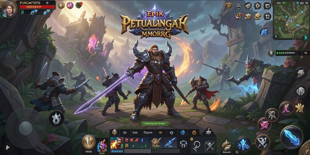 Tampilan gameplay PUNCAKTOTO yang memukau dan mendebarkan.