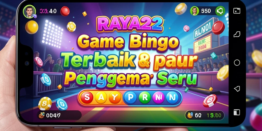 Screenshot utama RAYA22 menampilkan gameplay seru dan interaktif Bingo.