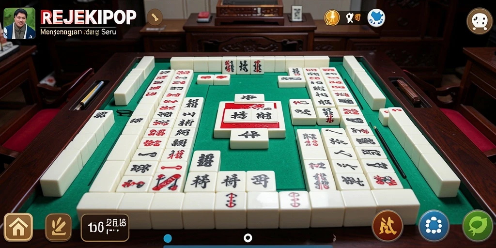 Tampilan gameplay REJEKIPOP yang menampilkan level Mahjong yang menantang.