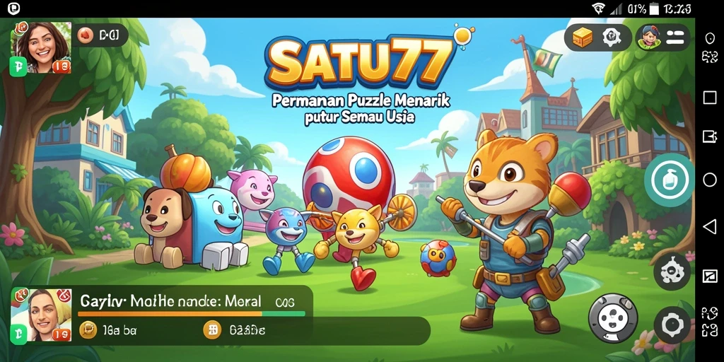 Gameplay menarik SATU77 dengan berbagai tantangan puzzle.