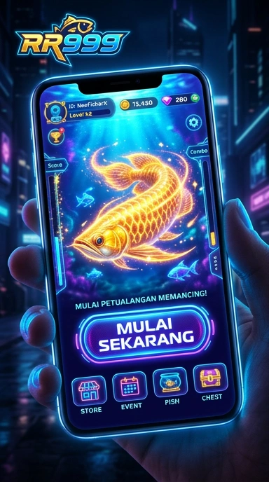 Tampilan antarmuka utama aplikasi rr999.